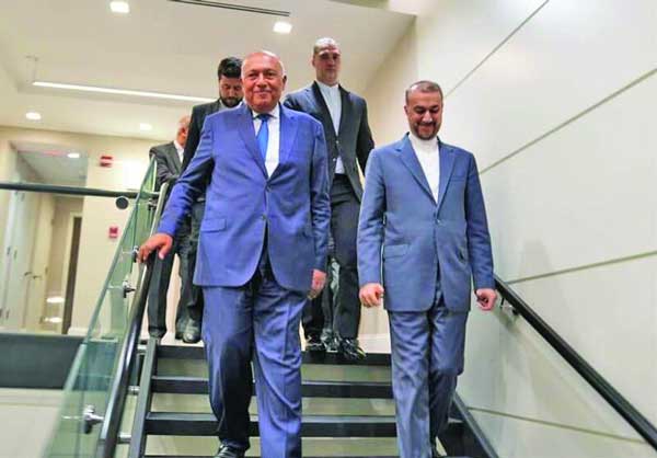 Iranian and Egyptian FMs hold ‘fruitful’ talks