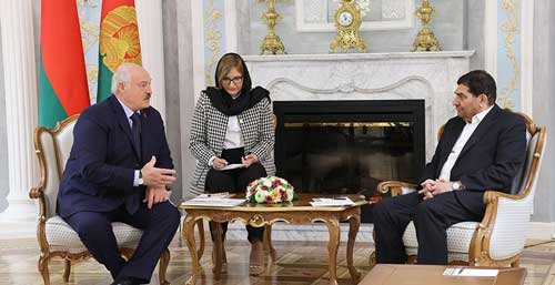 Iranian VP meets Lukashenko in Belarus