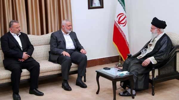 Hamas leader Haniyeh met Ayatollah Khamenei